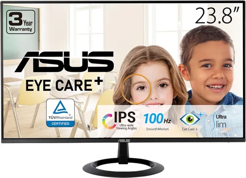 Miniatura 8 de ASUS Monitor de escritorio de 24 pulgadas - 1080P Full HD, 75Hz, IPS, sincronización adaptativa/FreeSync, cuidado de los ojos, HDMI DisplayPort VGA