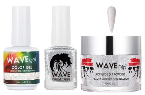 Miniatura 126 de WAVEGEL - Juego de gel de remojo, laca de uñas y polvo acrílico a juego - Colección Simplicity - #P109 Blizzard