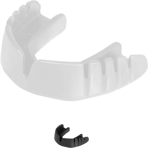 Miniatura 9 de OPRO Protector bucal a presión de ajuste instantáneo (transparente) para adultos para artes marciales mixtas y deportes de impacto, protector bucal
