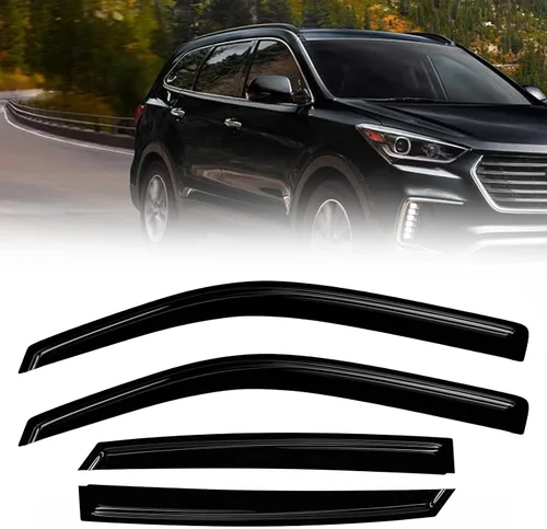 Miniatura 52 de Protectores de lluvia de ventana para Ford F150 SuperCab 2004-2014 2 piezas deflector de ventana para 09-14 F-150 con 2 puertas delanteras