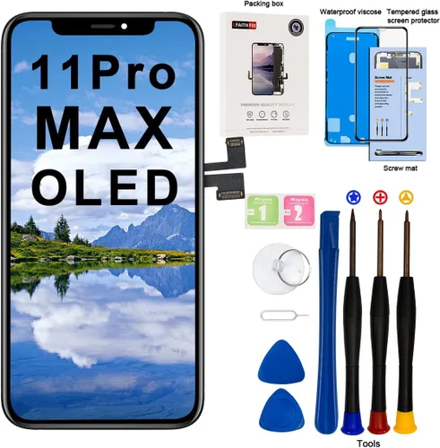 Miniatura 25 de EFAITHFIX para iPhone 11 Reemplazo de pantalla LCD de 6.1 pulgadas, ensamblaje de marco, pantalla LCD y digitalizador de pantalla táctil 3D con kit