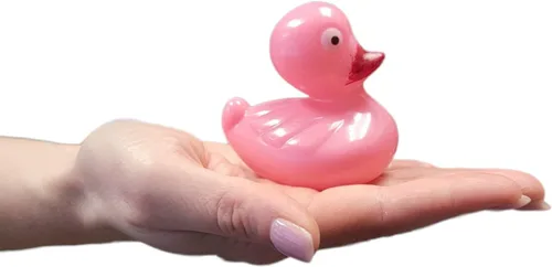 Miniatura 5 de Coloridos patitos flotantes con peso (paquete de 12) flotador de plástico para estanque de patos. (2.75 pulgadas) divertido juguete de juego