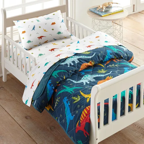 Miniatura 2 de Wildkin Funda de almohada 100% algodón para niños pequeños, hipoalergénica, suave y transpirable, dinosaurios jurásicos
