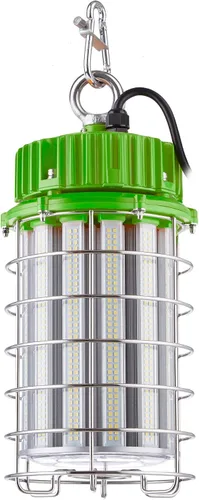 Miniatura 10 de PowerSmith PTLK516-130 - Luz de trabajo LED temporal de 16,000 lúmenes con 4 paneles pivotantes, gancho de metal de montaje rápido y cable