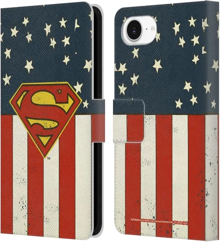 Miniatura 40 de Head Case Designs Funda de piel con licencia oficial de Superman DC Comics con logotipos negros y rojos compatible con Apple iPhone 11
