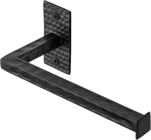 Miniatura 9 de Monarch Abode Portarrollos de papel higiénico para baño – 7 pulgadas, tradicional martillado a mano, soporte de papel higiénico montado en pared