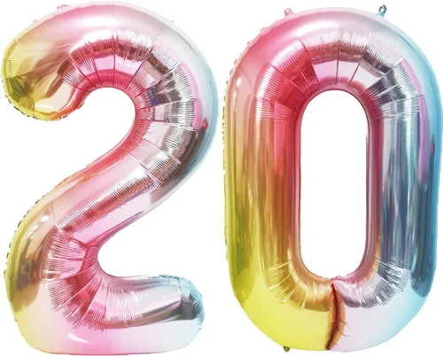 Miniatura 68 de SINBEE Globo dorado del número 10, papel de aluminio Mylar de 40 pulgadas, decoración de fiesta reutilizable para cumpleaños, aniversario, Oro