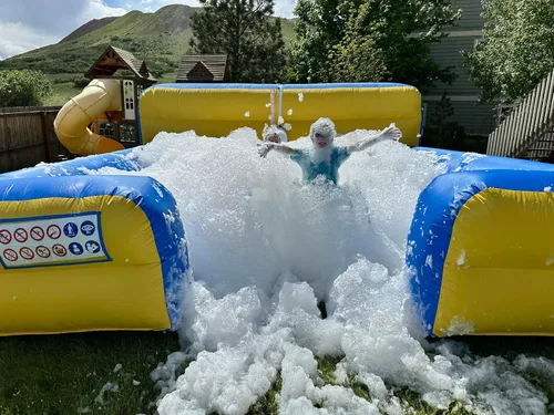 Miniatura 7 de Paquete de 4 polvos de espuma, hace hasta 480 galones de diversión de fiesta para cañones de burbujas, es un éxito con la espuma y otros fabricantes