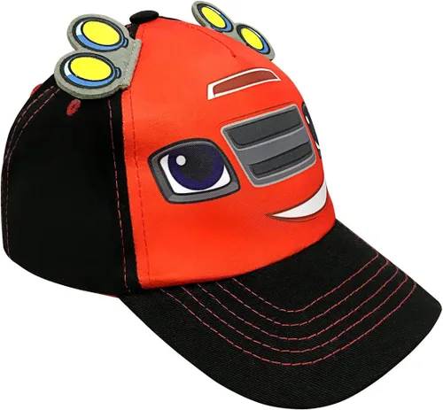 Miniatura 6 de Nickelodeon Blaze and The Monster Machines - Gorra de béisbol ajustable de algodón 5 paneles color rojo