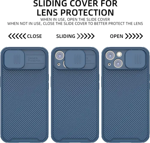 Miniatura 8 de Funda para iPhone 14 compatible con Magsafe, funda protectora de cámara iPhone 14 [compatible con carga inalámbrica] con cubierta deslizante