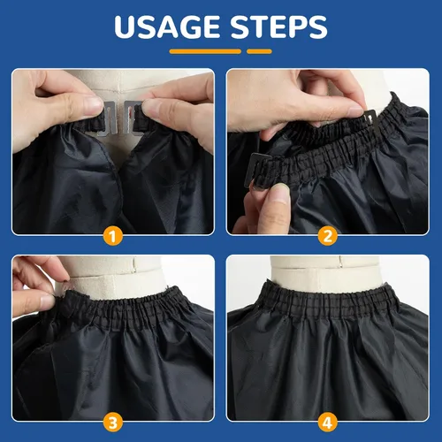 Miniatura 3 de MMBABY Child Hair Cutting Waterproof Cape Barber Kids Hair Styling Cape Professional Home Salon Camps