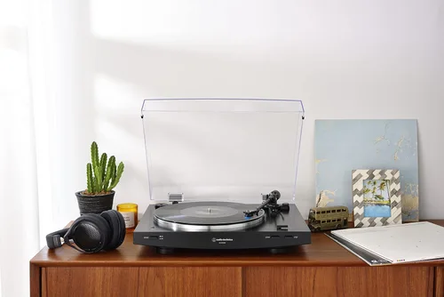 Miniatura 7 de Audio-Technica AT-LP3XBT-BK Tocadiscos Bluetooth con transmisión de correa totalmente automático 33/45 (Negro)
