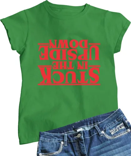 Miniatura 46 de Go All Out Camiseta para mujer Stuck in The Upside Down