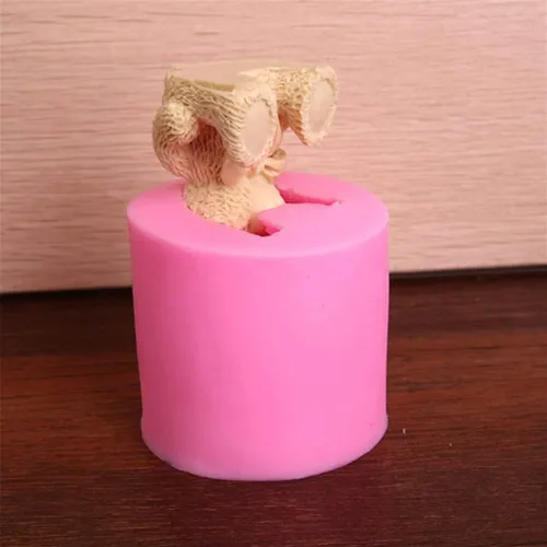 Miniatura 5 de Bear - Moldes de silicona para chocolate y jabón, herramienta para hornear decoración de dulces de gelatina 3D y resina