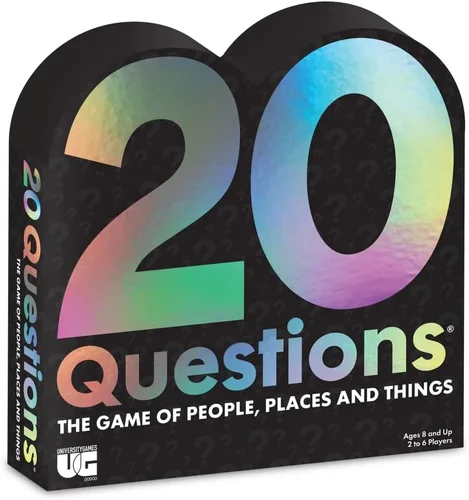 20 preguntas El juego original de lugares y cosas de los juegos universitarios, para 2 a 6 jugadores de 12 años en adelante