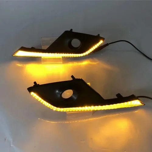 Miniatura 6 de BAKUGO 2 unids coche LED diurna luz antiniebla DRL luz de señal de giro para Mazda CX-3 CX3 2015 2016 2017 2018 2019 2020