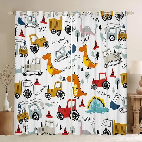 Miniatura 47 de Feelyou Cortinas opacas con estampado de leopardo para dormitorio, sala de estar, safari, cortinas de oscurecimiento de habitación con purpurina