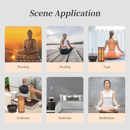 Miniatura 3 de Varillas de incienso tibetano – Monjes del Tíbet Meditación Natural Curación Incienso de la Paz (160 varillas) Receta secreta de incienso budista