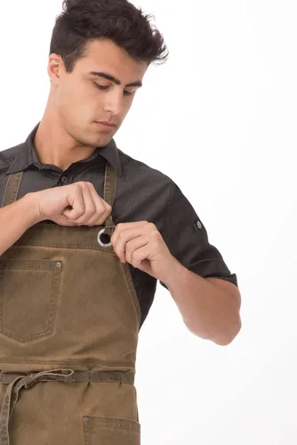 Miniatura 4 de Chef Works Delantal unisex Dorset con peto