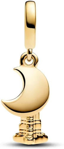 Miniatura 68 de Dijes de plata de ley 925 con diseño de oso dorado para mujer, pulseras y collares, regalos para familiares y amigos, 3 piezas/paquete