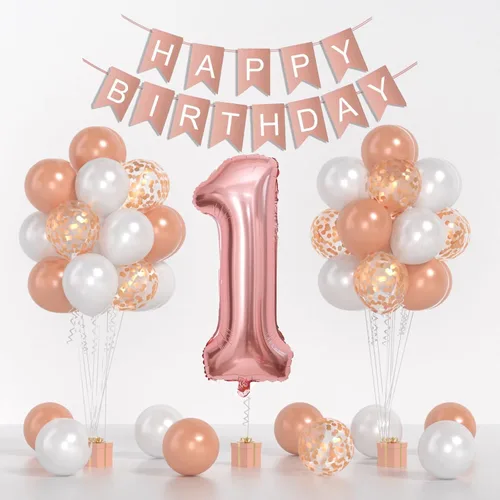 Miniatura 24 de 13th Birthday Decorations For Girls -12 Inch Pastel Balloons, 32 Inch Pink 13 Balloon, 3D Butterflies Stickers, Happy Birthday Banner For Teen Girl