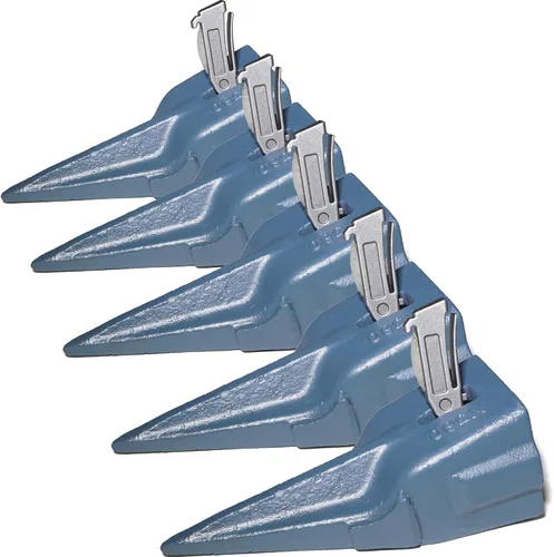 Miniatura 7 de Titan Attachments Juego de 5 piezas X290TT Cucharón Dientes K290S Spring Pin Tiger Diente Excavadora Hensley
