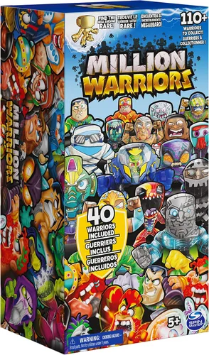 Miniatura 9 de Million Warriors, Paquete de 40 figuras coleccionables, guerrero raro garantizado, juguetes sorpresa para niños y niñas a partir de 5 años