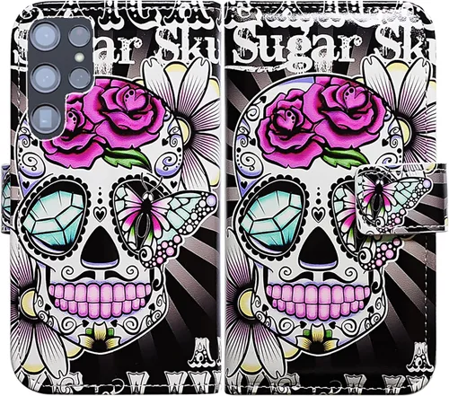 Miniatura 27 de Bcov Funda para Galaxy S22 Ultra, linda libélula de cuero con tapa para teléfono con ranura para tarjetas, soporte para Samsung Galaxy S22 Ultra 5G