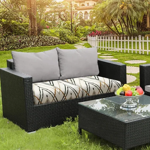 Miniatura 3 de Fuloon Fundas de Cojines para Sofá, Fundas Elásticas de Cojín de Asiento con Estampado, Fundas Deslizables de Asiento de Sofá Lavables, Protector