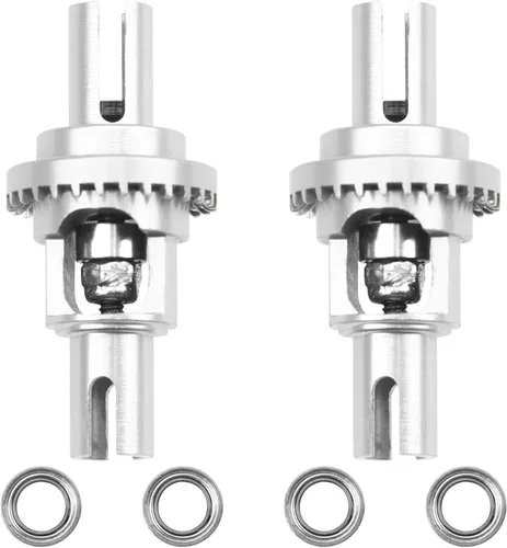 Miniatura 8 de 2 piezas de diferencial de bola de metal Vgoohobby con cojinete compatible con WLtoys 1/28 K969 K979 K989 K999 P929 P939 Mini-Q Mini-Z AWD IW04 RC