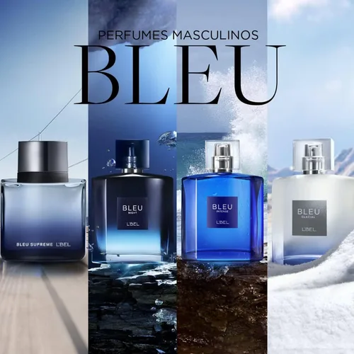 Miniatura 7 de L'Bel - Bleu Intense Night Perfume para Hombre Larga Duración 3.4 fl oz