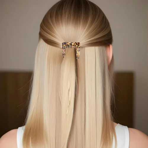 Miniatura 4 de 4 peines laterales franceses para pequeños giros franceses, pinzas decorativas para el cabello, clips de sujeción fuerte para moño, accesorios