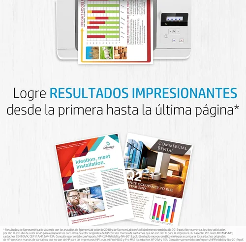 Miniatura 11 de HP Cartucho de tóner cian 414A Funciona con Color LaserJet Enterprise M455dn, MFP M480f, Pro M454, MFP M479 Series W2021A (paquete de 2)