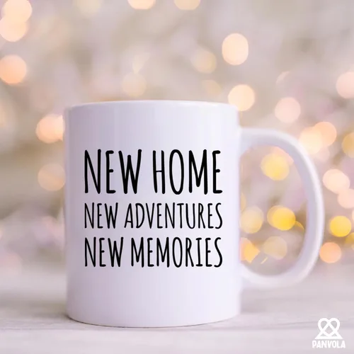 Miniatura 4 de Panvola New Home New Adventures New Memories Moving Gift para parejas recién casadas, regalos para vecinos, familia en mudanza, inauguración