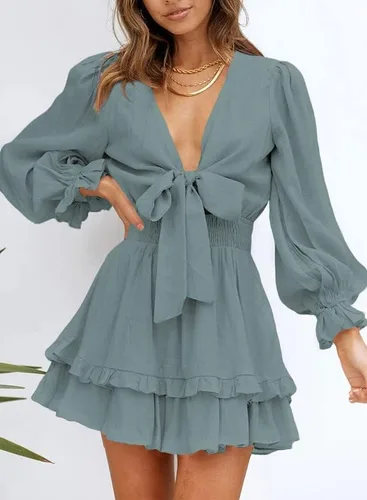Miniatura 7 de Dokotoo - Conjunto de tankini para mujer con estampado de rayas de moda y forro doble (tallas CH-3XG)