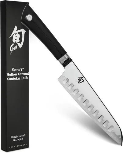 Shun Sora - Cuchillo para pelar, Santoku, Metálico