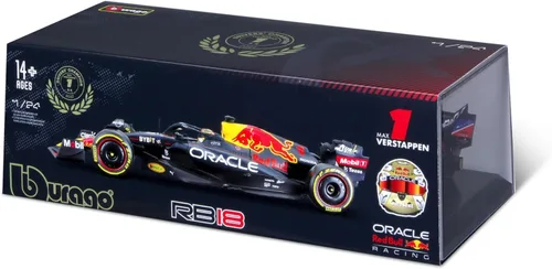 Miniatura 8 de Bburago B18-28026V Max Verstappen - Coche coleccionable, múltiple