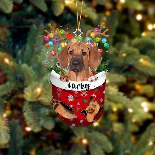 Miniatura 116 de Adorno de Navidad personalizado para perro Airedale Terrier en bolsillo de nieve, adorno para árbol de Navidad, idea de regalo para amantes