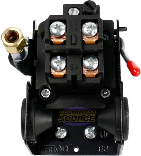 Miniatura 5 de Lefoo Compresor de aire del control del interruptor de presión 140-175 solo puerto resistente 26 amperios LF10A-1H-1-NPT1/4-140-175