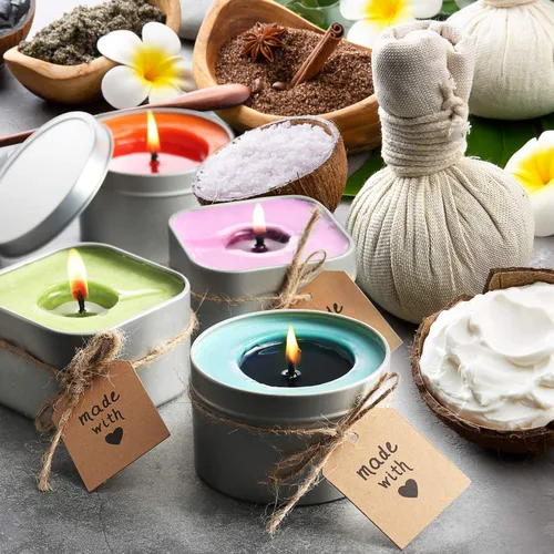 Miniatura 7 de Etienne Alair Kit de fabricación de velas de soja orgánica para adultos, manualidades de bricolaje, suministros completos de fabricación de velas
