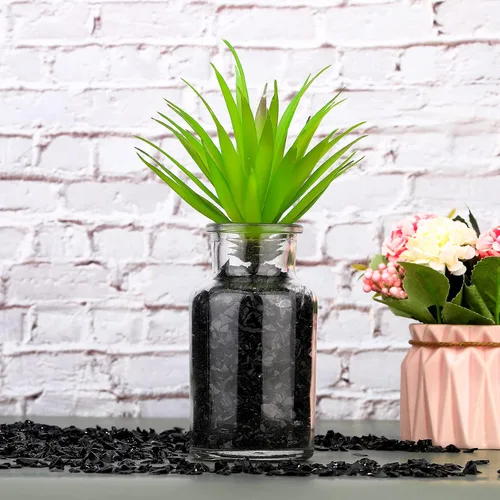 Miniatura 2 de Patelai Vidrio triturado para manualidades, arte de resina con purpurina, decoración de espejo triturado decorativo roto, relleno de jarrón