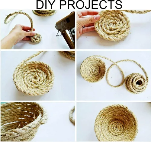 Miniatura 5 de ATERET Cuerda de sisal I Cuerda de sisal trenzada de fibra natural I 3/4 pulgadas x 600 pies, cuerda multiusos, ligera, resistente a la intemperie