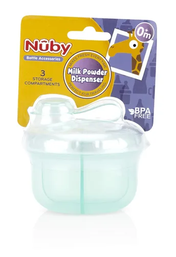 Miniatura 5 de Nuby - Dispensador de leche en polvo, colores pueden variar, 3 compartimentos