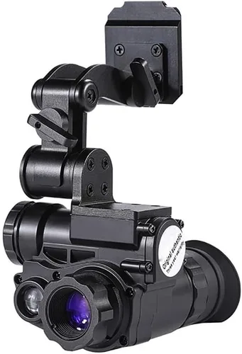Telescopio de visión nocturna de alta definición montado en el casco, 1 zoom óptico/digital 3x, visión nocturna de patrulla diurna y nocturna de