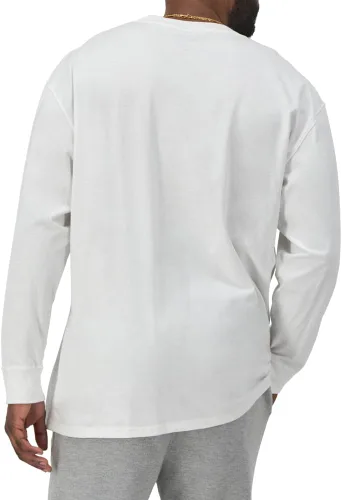 Miniatura 4 de Champion Camiseta para hombre, camiseta clásica de manga larga, cómoda, suave para hombre (regular o grande y alto)