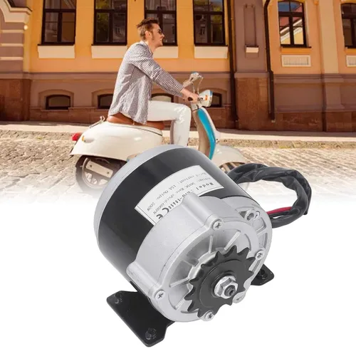 Miniatura 3 de Motor de CC cepillado, 36V 500W 600rpm 13T Motor eléctrico cepillado, reductor de motor cepillado pequeño de alto par para bicicleta eléctrica