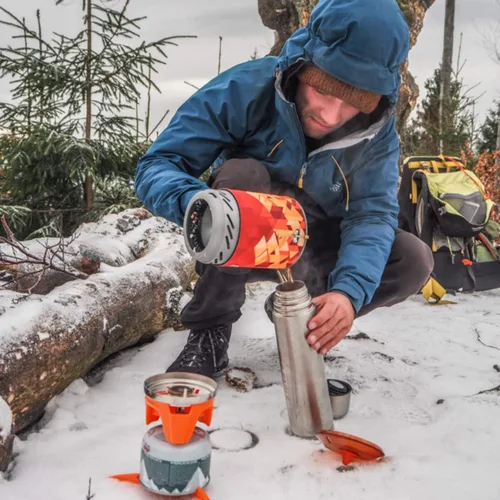 Miniatura 8 de Fire-Maple Fixed Star X2 - Sistema de estufa para mochileros y campamentos, equipo de cocina de propano al aire libre, juego de quemador de chorro