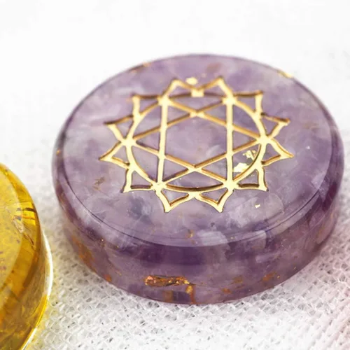 Miniatura 7 de Molde de resina epoxi Molde de silicona redondo de siete chakras, herramientas de manualidades, moldes de resina de silicona