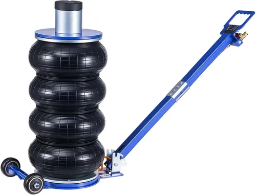 Miniatura 10 de VEVOR Gato de Aire, Gato de Aire de Bolsa Triple de 3T / 6600 lbs, Gato de Bolsa de Aire con Seis Tubos de Acero, Eleva hasta 17.7 pulgadas/450 mm