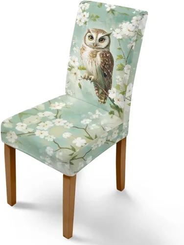 Miniatura 9 de Rnyleeg Red Rose Butterfly Chair Covers for Living Room No Arms Stretch Dining Chair Covers Set of 6 Soft Washable Kitchen Chair Protector Cover